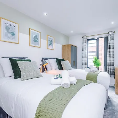 Appartement Stunning Centre By 53 Degrees In Birmingham, Ideal For Small Groups! *